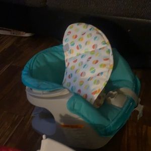 4in1 high chair blue